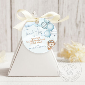 Teddy Bear Baby Shower Favor Tags