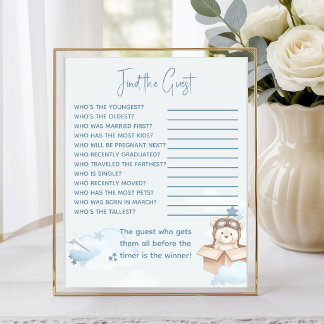 Teddy Bear Baby Shower Games