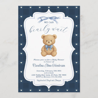 Teddy Bear Baby Shower Invitation