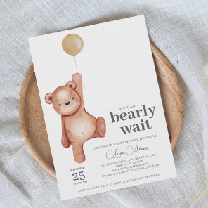 Teddy Bear Baby Shower Invitation