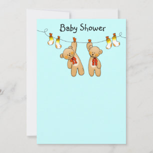 Teddy Bear Baby Shower Invitation