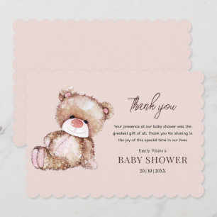 Teddy Bear Baby Shower Invitation Can Bearly Wait 