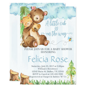 Teddy Bear Baby Shower Invitations Zazzle