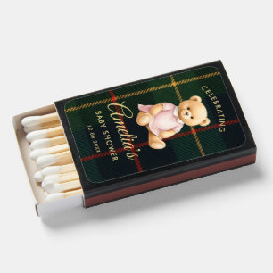 Teddy Bear Baby Shower Matchboxes