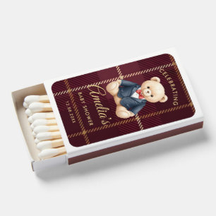 Teddy Bear Baby Shower Matchboxes