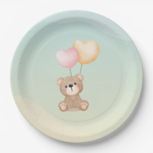 Teddy Bear Baby Shower Napkins Paper Plates