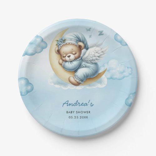 Teddy Bear Baby Shower Paper Plates