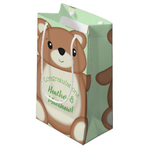 Teddy Bear Baby Shower Small Gift Bag