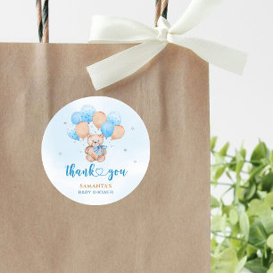 Teddy Bear Baby Shower Sticker