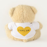 TEDDY BEAR BACK - EMILY (PORTRAIT ON FRONT)