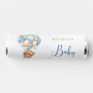 Teddy Bear Balloons Baby Shower Breath Savers® Mints