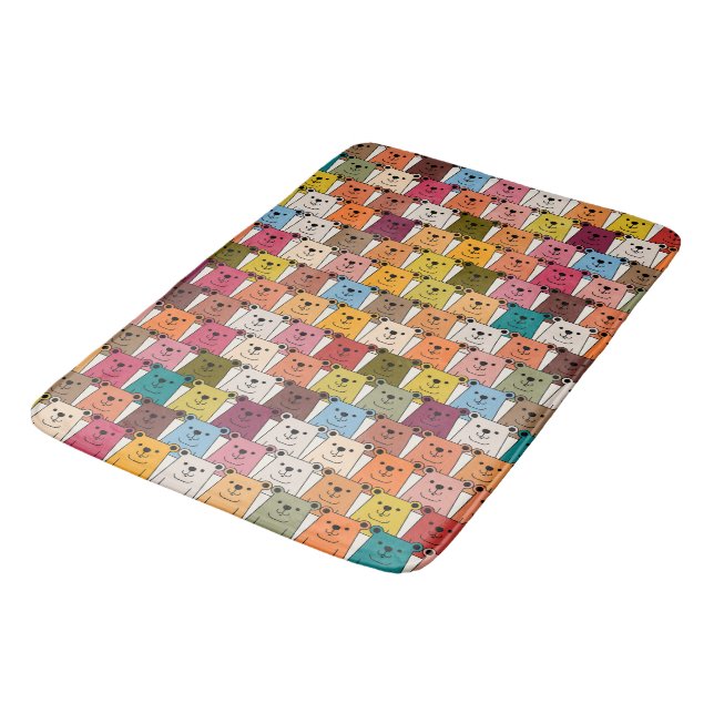 Teddy Bear Bath Mat (Angled)