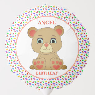 Teddy Bear & Bear Sweets Birthday Balloon