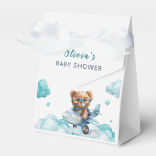 Teddy Bear Bearly Wait Baby Shower Favor Boxes
