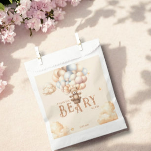 Teddy Bear Bearly Wait Gender Neutral Balloons Favor Bag