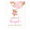 Teddy Bear Bearly Wait Welcome Baby Shower  Poster