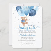 Teddy Bear Beary Cute Baby Shower Invitation (Front)