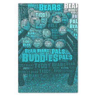Teddy Bear Best Friends Embedded Word Cloud