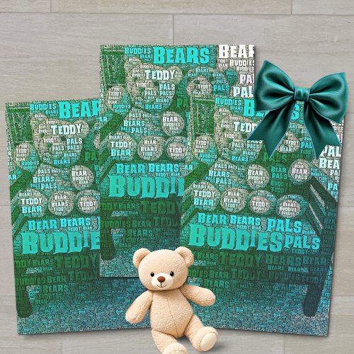 Teddy Bear Best Friends Embedded Word Cloud