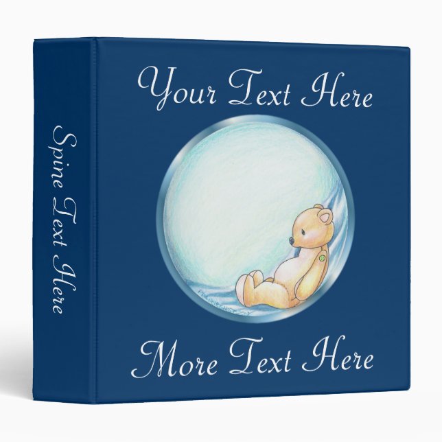 Teddy Bear Binder (Front/Spine)
