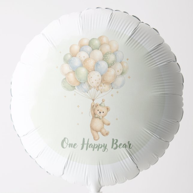 Teddy Bear Birthday Balloon (Front)