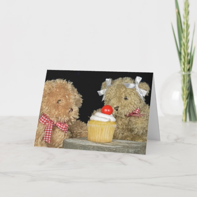 Teddy Bear Birthday Card (Front)