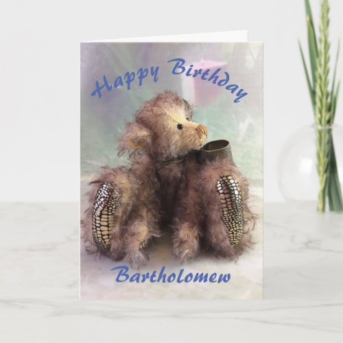 Teddy Bear Birthday Card