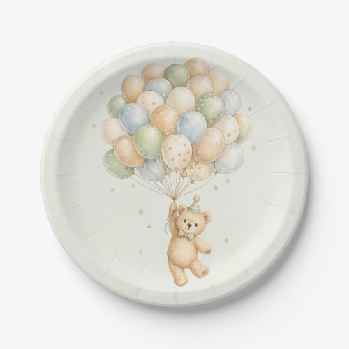 Teddy Bear Birthday Plate