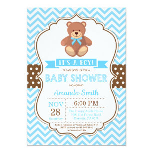 Teddy Bear Baby Shower Invitations Zazzle