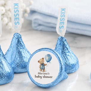 Teddy Bear Boy Baby Shower Hershey's Candy Favors
