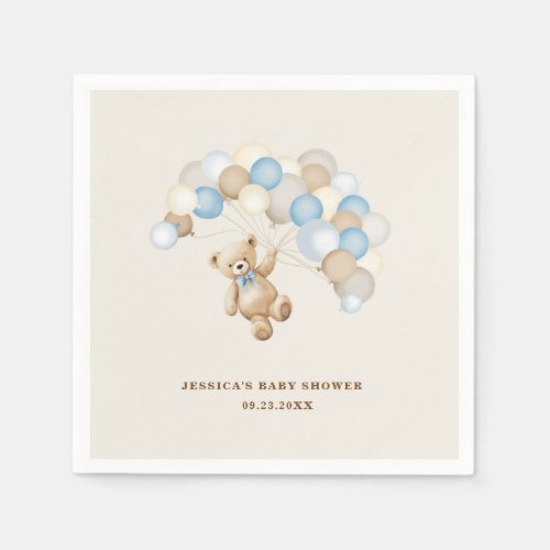 Teddy Bear Boy Baby Shower
