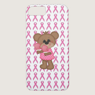 Teddy Bear Breast Cancer Awareness Phone Case