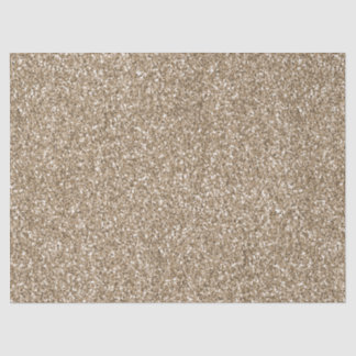 Teddy Bear Brown Gold Glitter Tissue Paper