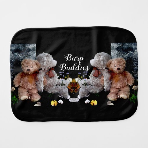 Teddy Bear Burp Buddies Beach Towel Baby Burp Cloth