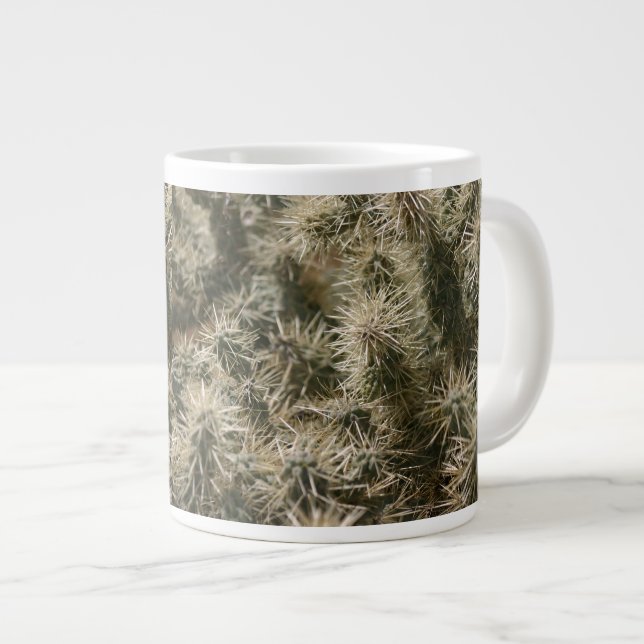 Teddy Bear Cactus Giant Coffee Mug (Front Right)