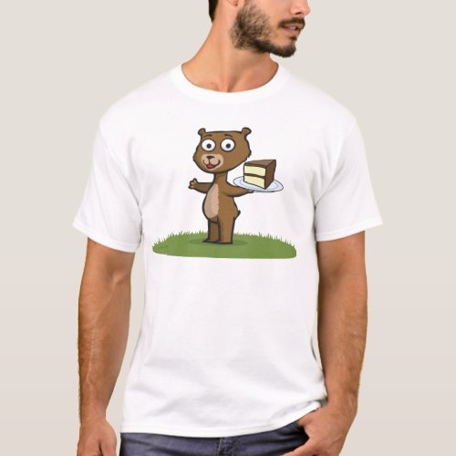 Teddy Bear Cake T_Shirt