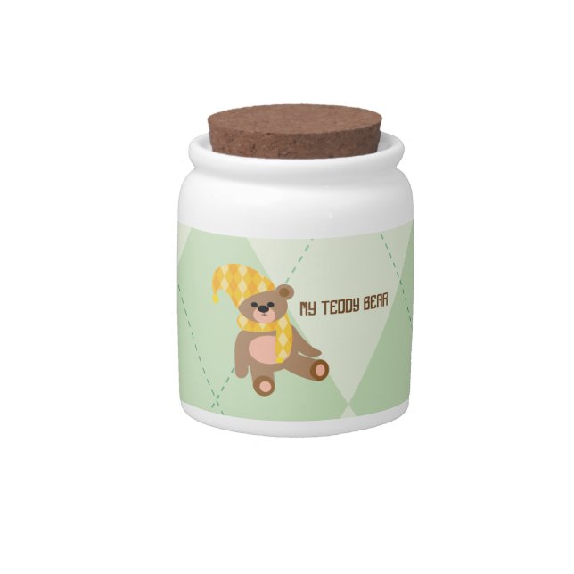 Teddy bear candy jar (Front)
