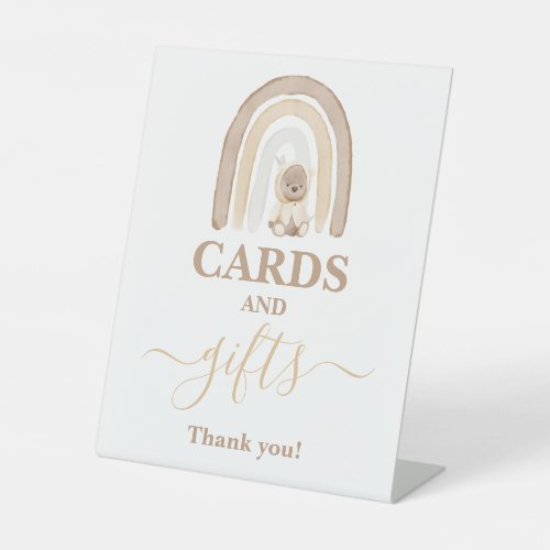 Teddy Bear Cards and Gifts sign