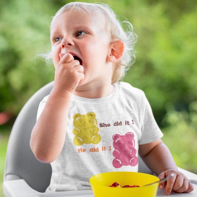 Teddy Bear Cartoon Baby T-Shirt (baby boys & baby girls newborn cartoon cotton tshirt.)