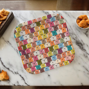 Teddy Bear Cartoon Paper Plates