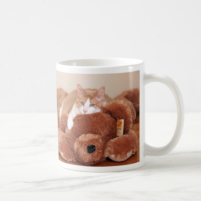 Teddy Bear Cat Coffee Mug (Right)