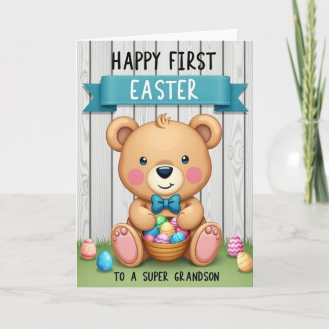 Teddy Bear Celebration Card (Front)