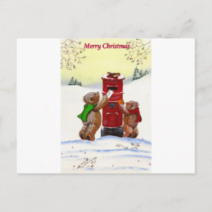 Teddy Bear Christmas Card