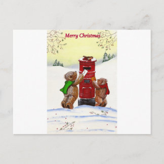 Teddy Bear Christmas Card