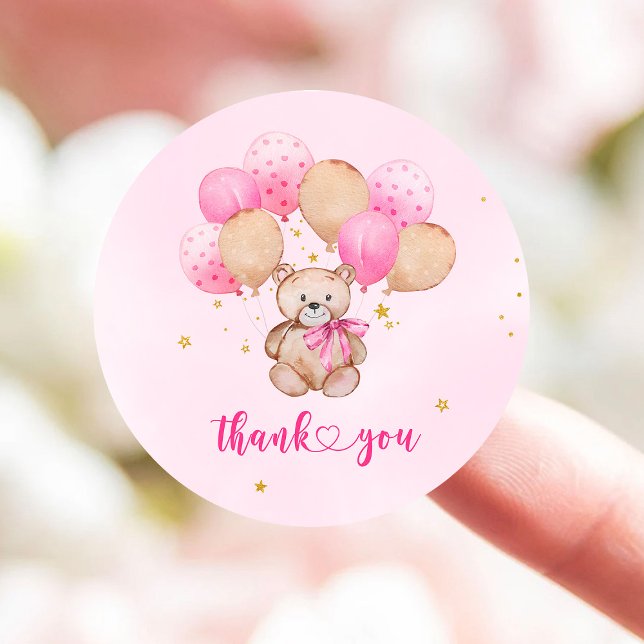 Teddy bear classic round sticker (Creator Uploaded)