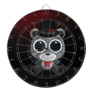 Teddy Bear - Classy Grey Dart Board