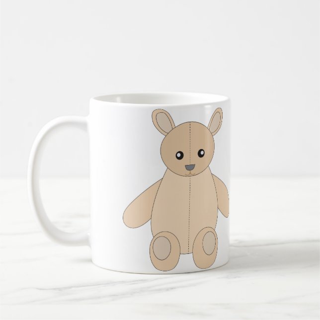 Teddy Bear Coffee Mug (Left)