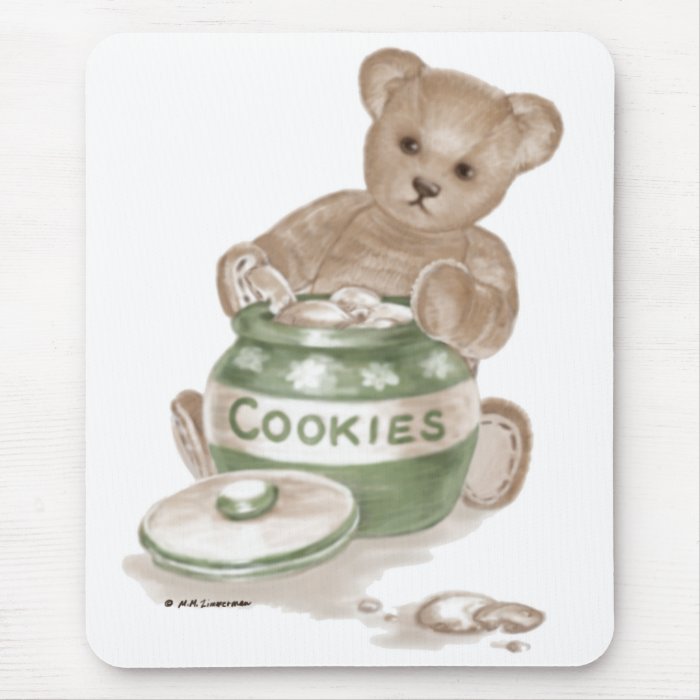 Teddy Bear Cookie Jar Mousepads