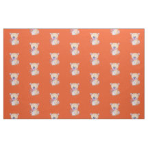 Teddy Bear cotton fabric