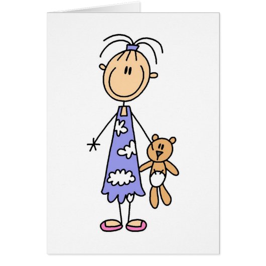 Teddy Bear Cuddle Buddy Card (Front)